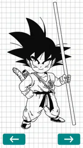 Draw Goku скриншот 2