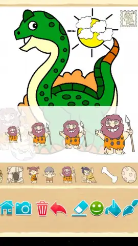 Dino Coloring Game скриншот 13