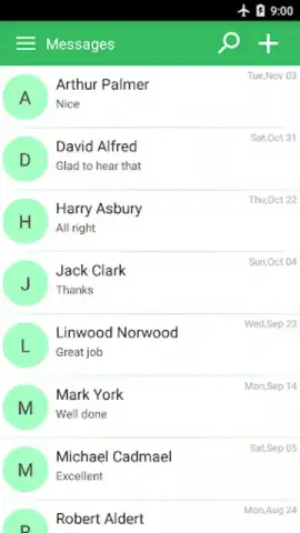 SMS text messaging app скриншот 8