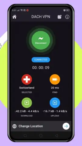 DACH VPN - No. 1 Most Secured ADFREE VPN скриншот 1