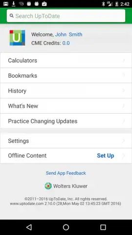 UpToDate скриншот 5