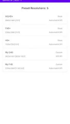 Pixels: Resolution+DPI Changer скриншот 2