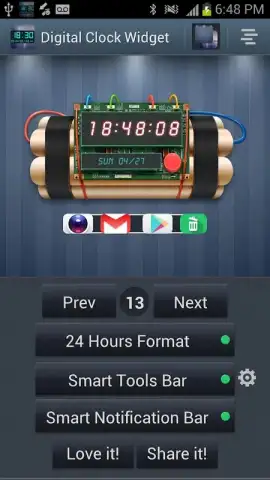 Digital Clock Widget скриншот 4