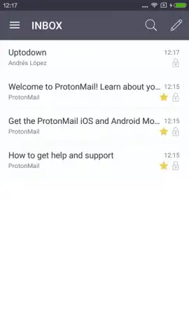 Proton Mail скриншот 4
