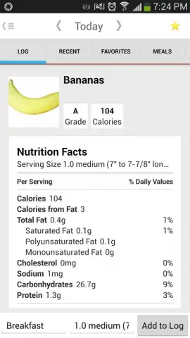 Calorie Counter скриншот 4