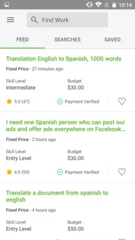 Upwork скриншот 2