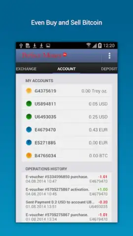 Perfect Money скриншот 3