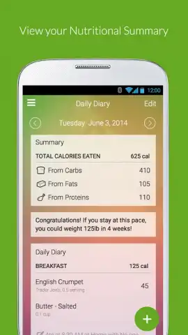 My Diet Diary Calorie Counter скриншот 5