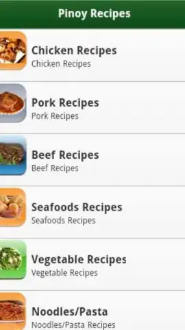 Pinoy Food Recipes скриншот 9