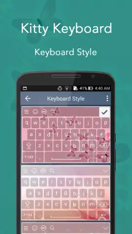 Cutie Kitty Keyboard скриншот 5