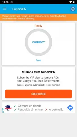 SuperVPN Fast VPN Client скриншот 4
