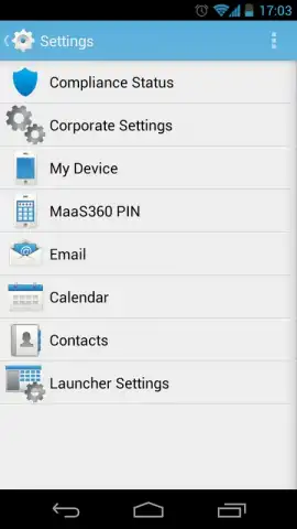 MaaS360 MDM for Android скриншот 5