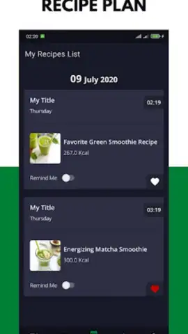 Diet Smoothie Recipes скриншот 1