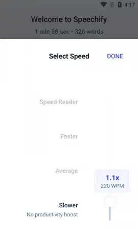Speechify скриншот 6