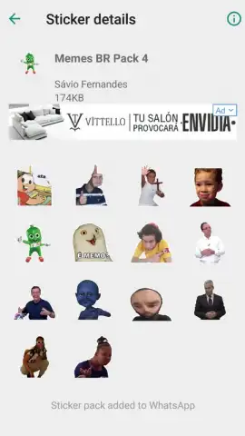 Brazil Funny Memes - Stickers Whatsapp скриншот 1