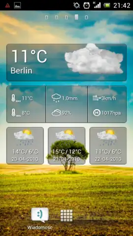 Cute Weather Widget скриншот 5