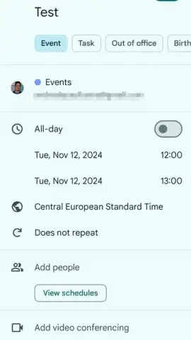 Google Calendar скриншот 9