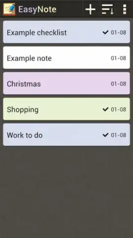 Bloc EasyNote Notepad скриншот 2