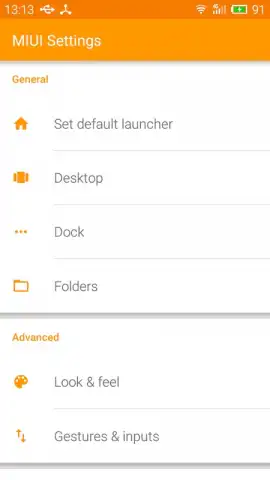 MIUI Launcher скриншот 1