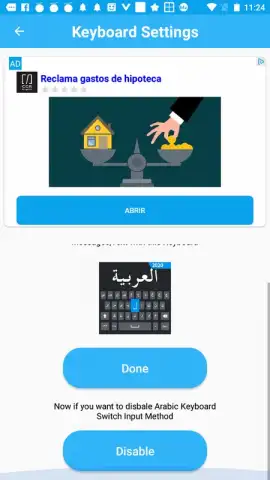 Easy Arabic keyboard and Typin скриншот 2