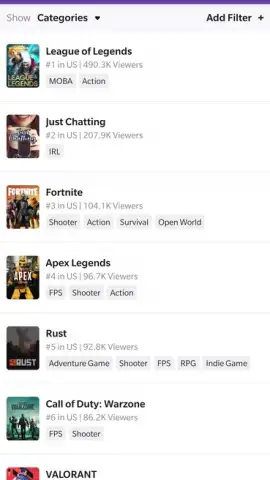Twitch скриншот 7