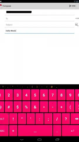 Pink Keyboard скриншот 15