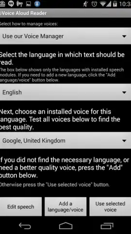 Voice Aloud Reader скриншот 5