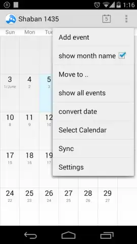 Hijri Calendar скриншот 6