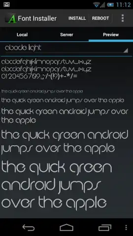 Font Installer скриншот 4