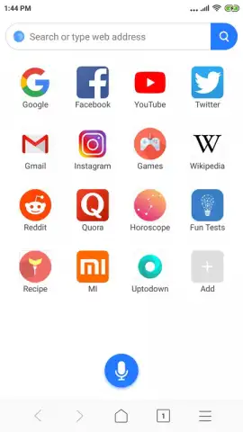 Mint Browser скриншот 4