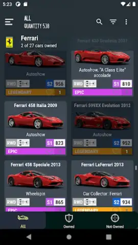 Car Tracker for ForzaHorizon 5 скриншот 15
