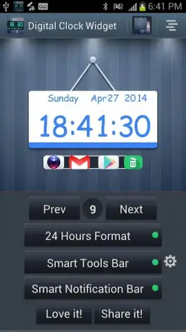 Digital Clock Widget скриншот 5