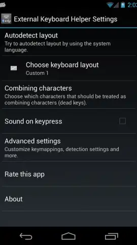 External Keyboard Helper Demo скриншот 6