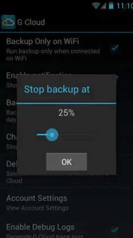 G Cloud Backup скриншот 6