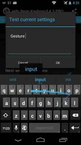 Jelly Bean Keyboard 4.3 скриншот 3