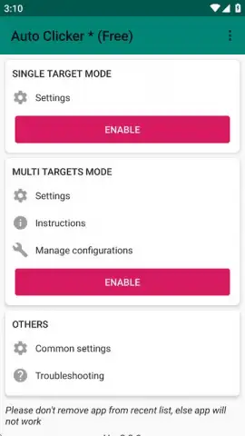 Auto Clicker - Automatic tap скриншот 1