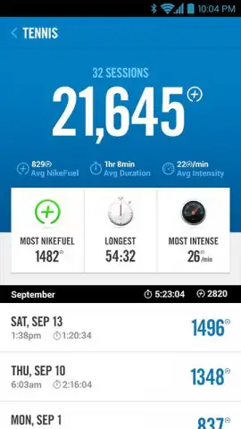 Nike+ FuelBand скриншот 2