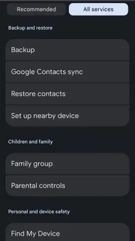 Google Play services скриншот 24