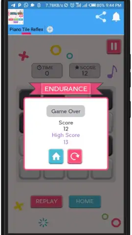 Piano Tile Reflex скриншот 2