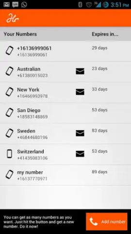 Hushed - Anonymous Calls, SMS скриншот 4