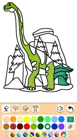 Dino Coloring Game скриншот 7