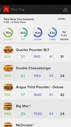 McDonalds Canada скриншот 3