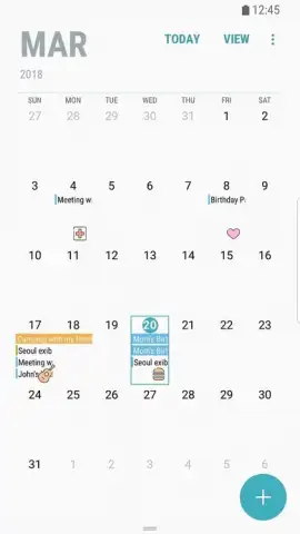 Samsung Calendar скриншот 3