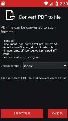 PDF Conversion Tool скриншот 6