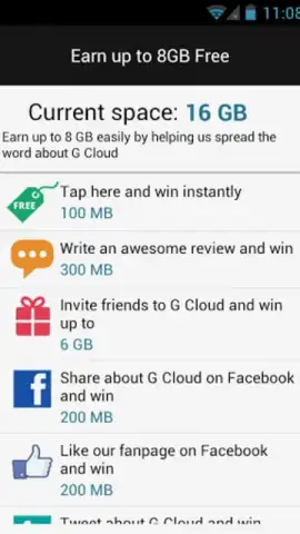 G Cloud Backup скриншот 8