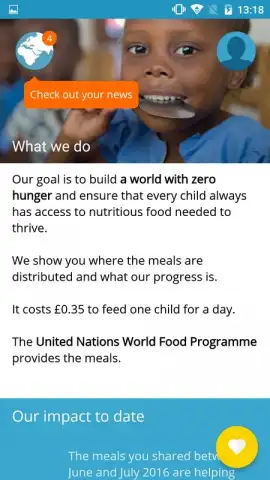 ShareTheMeal скриншот 2