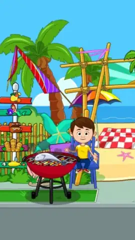 My Town: Beach Picnic скриншот 1