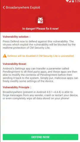 CM Security Lite скриншот 3