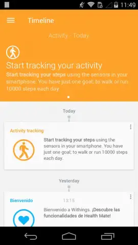 Withings Health Mate скриншот 4