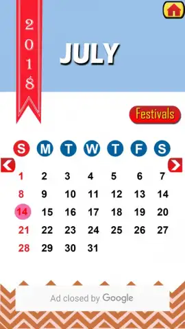 2018 Calendar скриншот 6